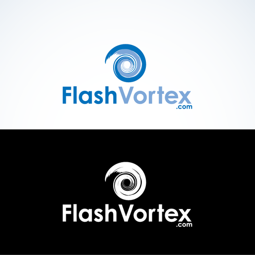 FlashVortex.com logo Diseño de progressiver