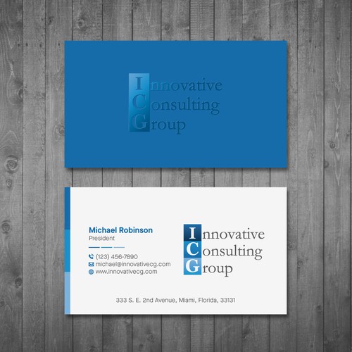 Design di ICG Business Cards di Tcmenk