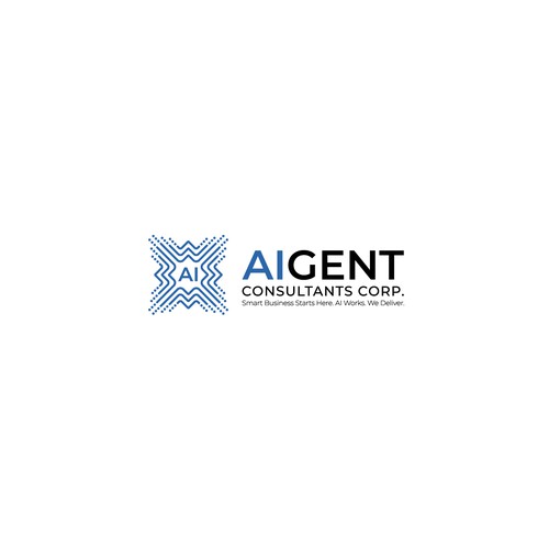 AI Agent Company: Appealing to small to medium sized businesses. Design by oakbrand™
