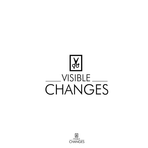 Design di Create a new logo for Visible Changes Hair Salons di deperspect