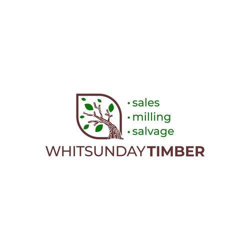 Captivating logo for environmentally friendly timber mill and timber sales Design by AYASANAS