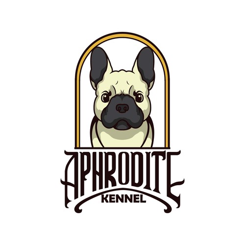 Design logo for French Bulldog breeder In Music City Aphrodite Kennels Design by donec~arcam