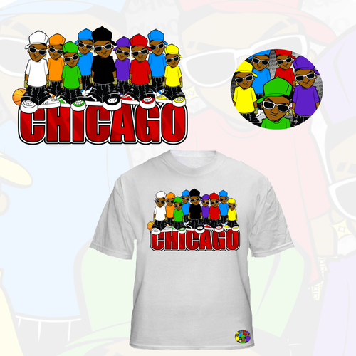 Design di Chicago T-Shirt Design di BluRoc Designs