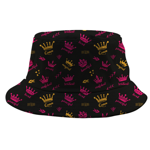 Bucket Hat Designs for Girls (black culture theme) Design by ash00 Designs