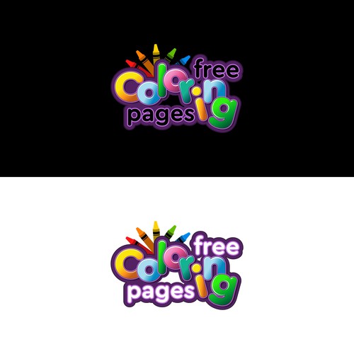 Help us create a logo for our coloring website! Design by GinaLó