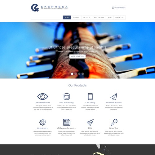 Parallax Website Design Wanted for Ekspresa Diseño de dreamevo