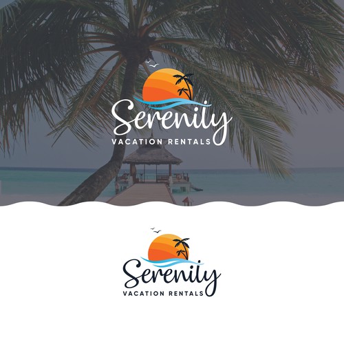 New Vacation home rentals logo for our Airbnb! Design by creativziner