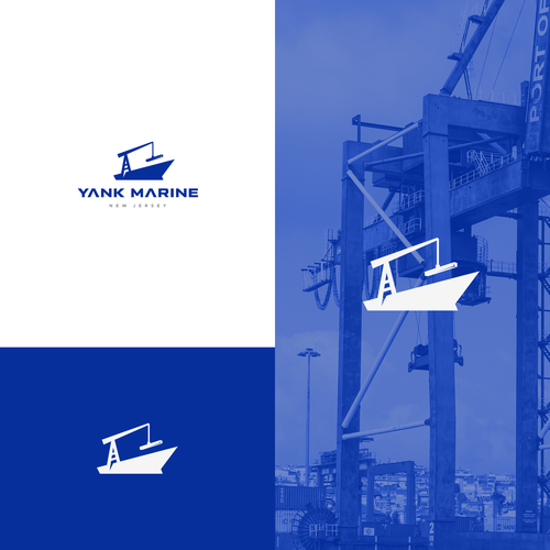 Design a powerful brand identity for an industrial shipyard. Design by Design Nation™