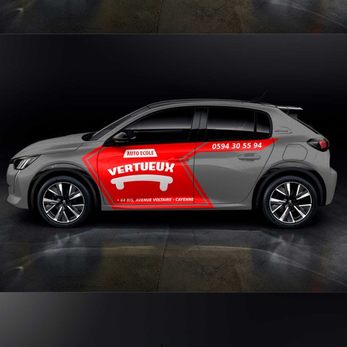 Simple Classy car design for a company that teach people how to drive Design by Bogi_Graphics