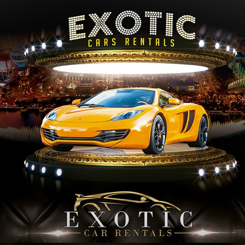 exotic car picture/destination wall poster! Design by marcosdk