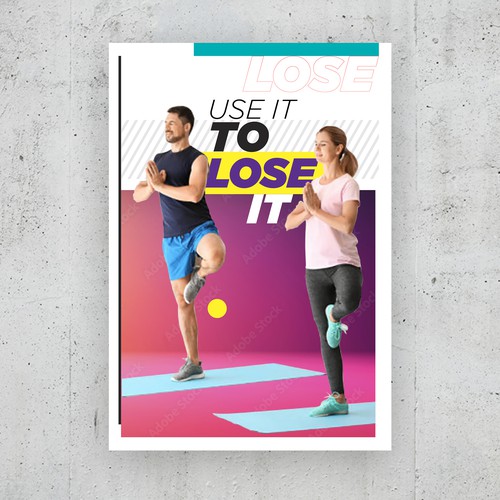 3 Digital Course Posters for a New Fitness App Design by Héctor Ovidio Miranda