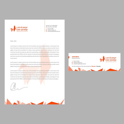 Stationery contest entry by Xclusive16