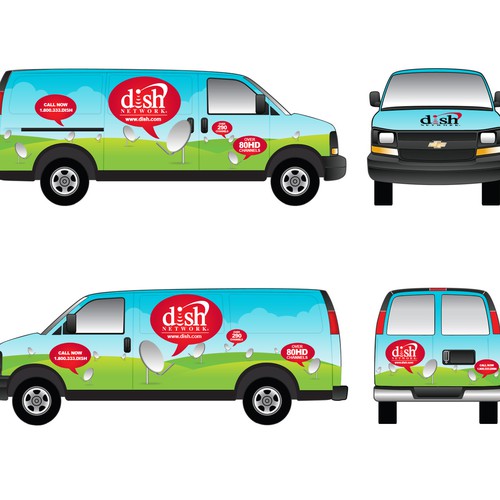 V&S 002 ~ REDESIGN THE DISH NETWORK INSTALLATION FLEET Design by hiddengood
