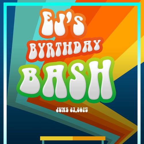 We need a logo for my friend EJ's 50th birthday bash Design by simonatimofei