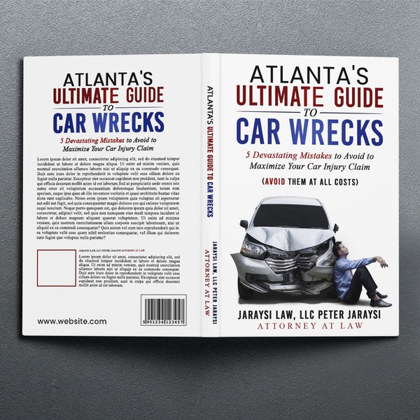 Design by King Triumph titled "Atlanta's Ultimate Guide to Car Wrecks"