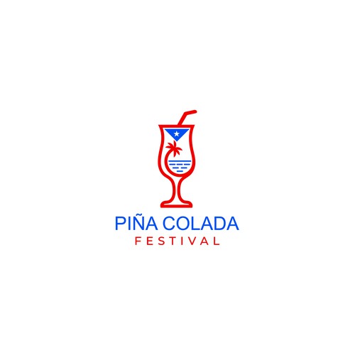 Diseño de Piña Colada Festival Logo and Branding Package de smitadesign