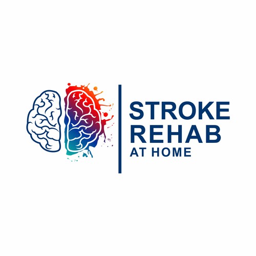 "Design a colorful logo for an online stroke rehabilitation brand" Design by analuna