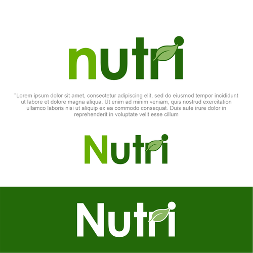 design a nutrition logo Diseño de cre8tore