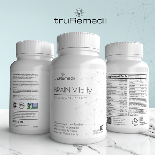 Design minimalist supplement label for a premium brand Design by Tamara.D