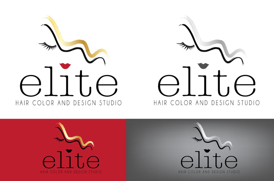 logo for Elite Hair Color and Design Studio Logo design contest