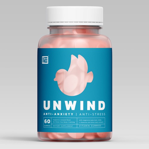 Trendy Supplement Brand Label Design Design by MKaufhold