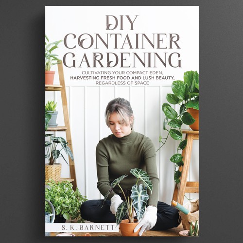 Container Garden Book cover Design by Rezy