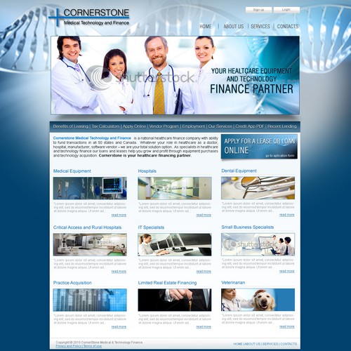 Financial Website Re-design