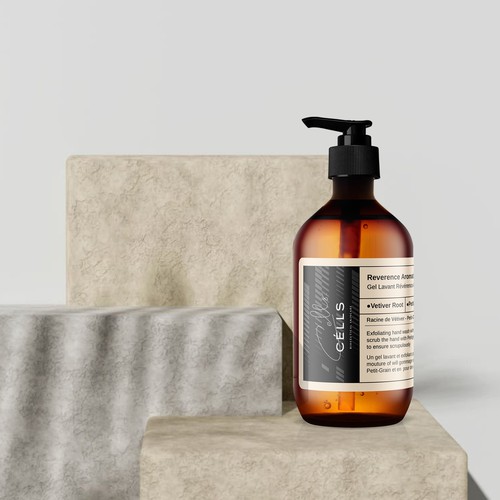 Design Minimalist label design for shampoo bottle por GARDOUM