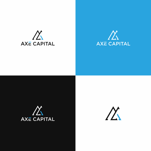Axe Capital Logo Design by Tukang Sapu