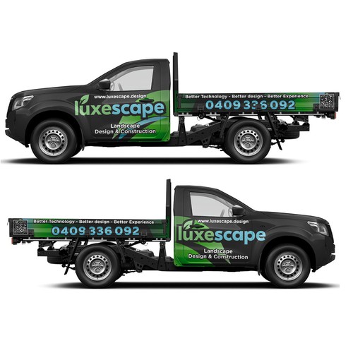 Design a luxury truck wrap for an innovative landscaping firm Design by Anugerah ilahi