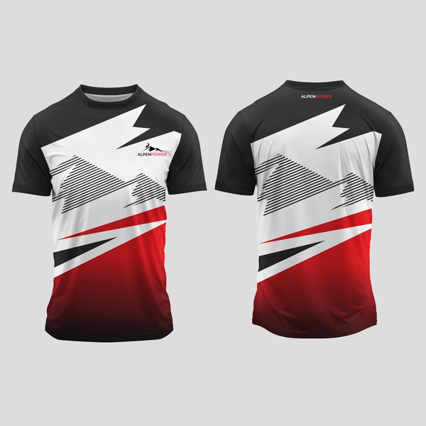 Design for a Running Shirt (Trailrunning) for the Sports Nutriton brand AlpenPower