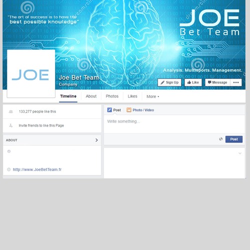 Facebook cover contest entry by Gabriela Gaug