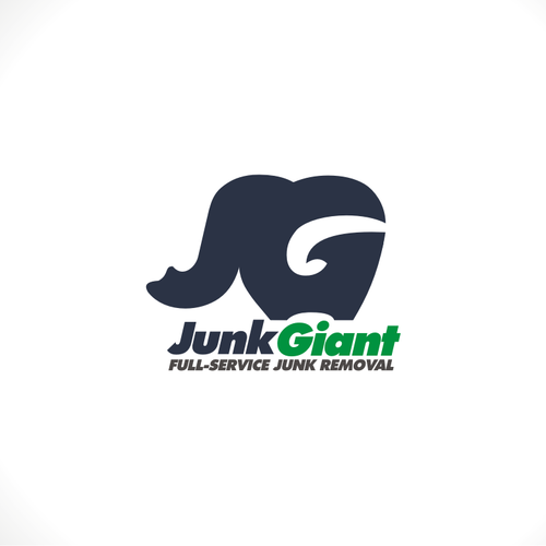 Create a modern, eye-catching logo for junk removal company Junk Giant. Design by jagokandank