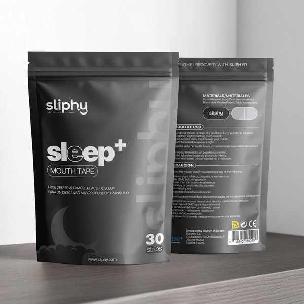 Minimal packaging design for wellness Mouth Tape Packaging