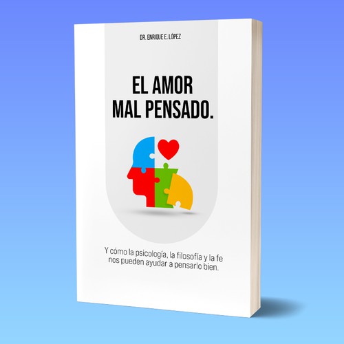 Design a book cover about love from a socially critic but positive perspective. Design by Sebastian ✅