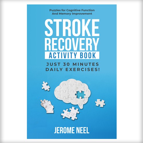 Stroke recovery activity book: Puzzles for cognitive function and memory improvement Ontwerp door N&N Designs