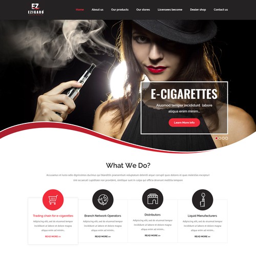 Web page design contest entry by pb⚡️