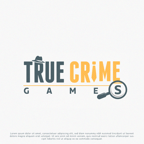 Creative, Clean, Modern Logo for a True Crime Games Online Shop Design by Kris1923