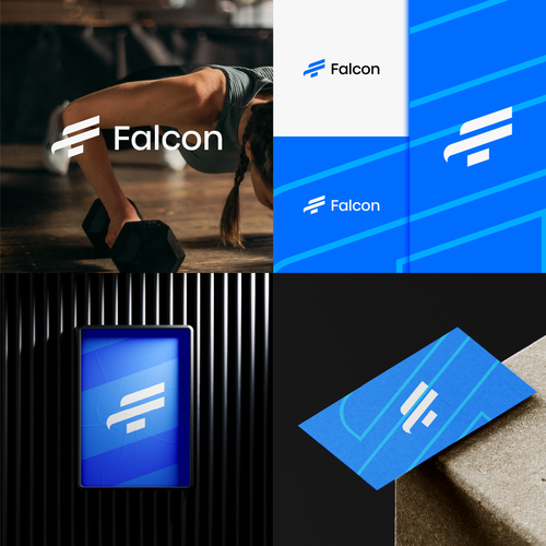 Falcon Sports Apparel logo Diseño de KUBO™