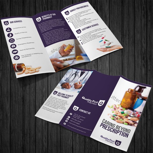 Design a eye-catching brochure for Quality First Pharmacy Design by shoosh75