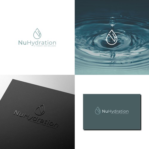 Design a modern IV hydration logo for our IV wellness brand. Design por Artista_Designs