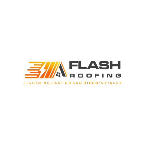 Compete to create a logo for Flash Roofing! Design by Viralika