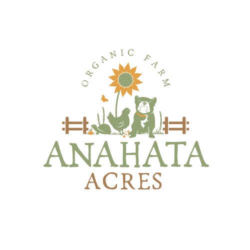 Organic Farm looking for a logo that represents the heart and soul of our land. Design by SanDzine