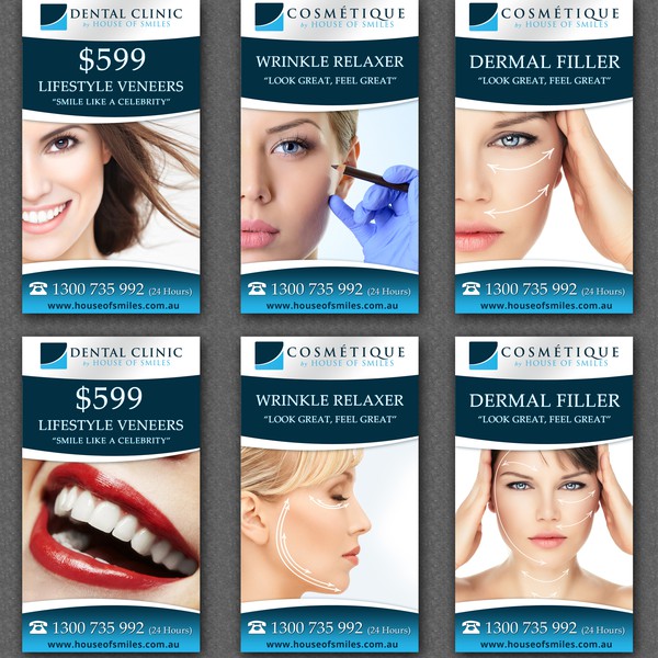 Design by Zozza titled "cosmetic clinic poster concept"