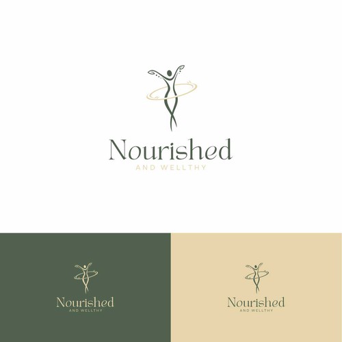 Modern minimalist creative logo design for nutrition business Design by andidani