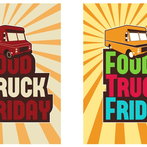 ONE OF THREE CONTESTS!!! FOOD TRUCK FRIDAY LOGO FOR MONROE COTTON MILLS Design by Noel Nicolas