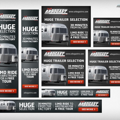 Arbogast Airstream needs a new banner ad Design by DataFox