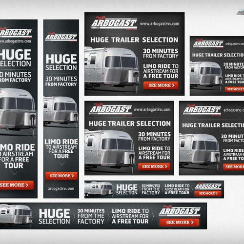 Arbogast Airstream needs a new banner ad Diseño de DataFox