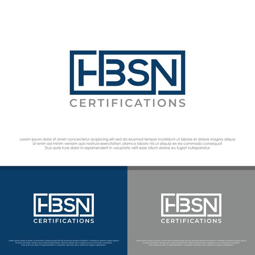 HBSN AG needs new logo for certification company Design by bRezT ™