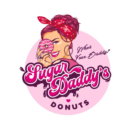 SUGAR DADDY DONUTS LOGO CONTEST Design by nindadian